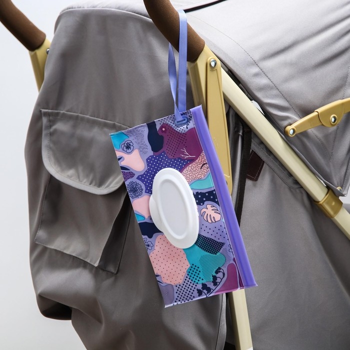 Контейнер для салфеток с петелькой &laquo;Абстракция&raquo;, цвет МИКС