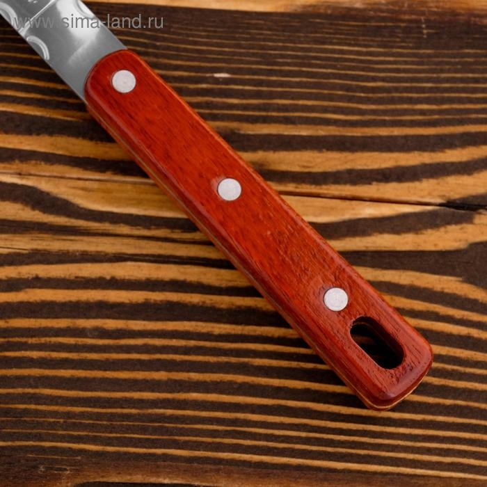 Лопатка для казана узбекская 45см, ширина 12см, с деревянной ручкой