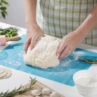 Коврик для выпечки с разметкой Доляна &laquo;Буссен&raquo;, силикон, 38&times;28 см, цвет МИКС