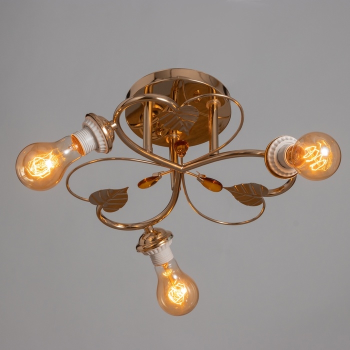 Люстра "Дорис" бп 3х40Вт Е27 Золото МОДЕЛЬ: 2679462