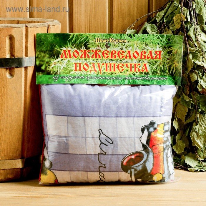 Подушка из стружки можжевельника, 29&times;24 см