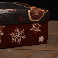 Новый год. Коробка подарочная новогодняя складная, крышка-дно , с окном "Время чудес" 30 х 20 х 9 см Новый год. Коробка подарочная новогодняя складная, крышка-дно , с окном "Время чудес" 30 х 20 х 9 см