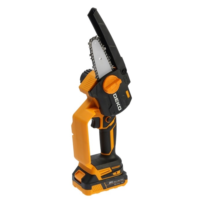 Пила цепная аккумуляторная DEKO DKCHS 20-4 063-4480, 20 В, 2 Ач, Li-ion АКБх1 шт, ЗУ Пила цепная аккумуляторная DEKO DKCHS 20-4 063-4480, 20 В, 2 Ач, Li-ion АКБх1 шт, ЗУ