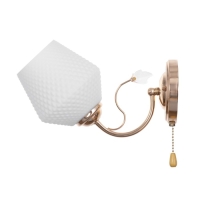 Бра "Ариель" 1х40Вт E27 белый-золото 18х15х18 см. Бра "Ариель" 1х40Вт E27 белый-золото 18х15х18 см.