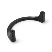 Ручка скоба CAPPIO полукруг, алюминий, м/о 96 мм, цвет чёрный Ручка скоба CAPPIO полукруг, алюминий, м/о 96 мм, цвет чёрный