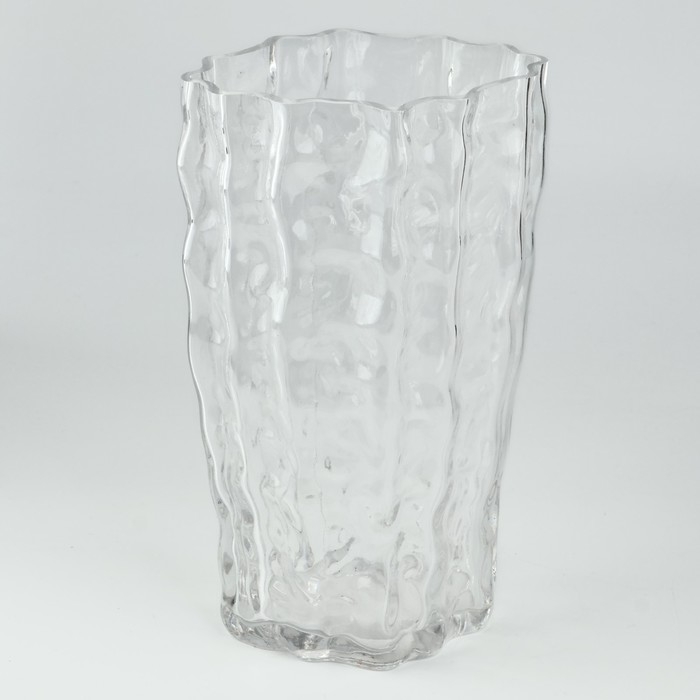 Ваза для цветов &laquo;Марбл&raquo; из прозрачного стекла 23&times;15&times;9 см
