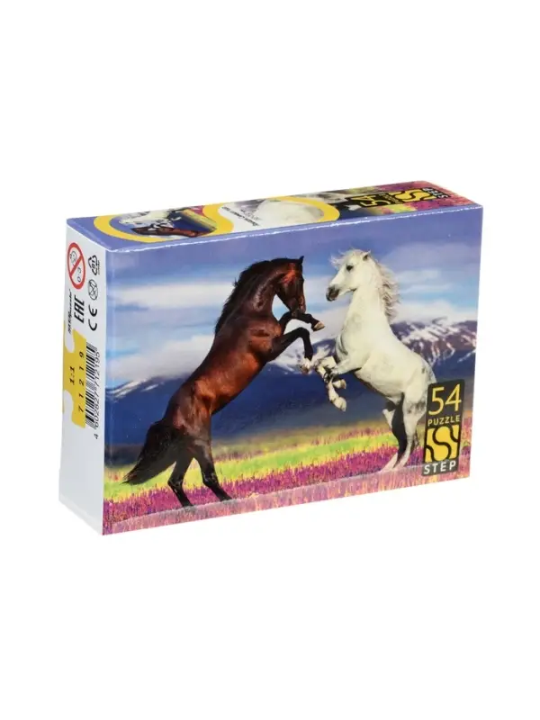 Пазл 54 эл. "Лошади. Символ года" МИКС