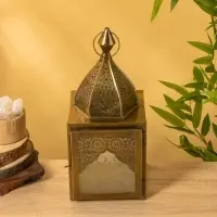 Подсвечник фонарь "Купол" железо 16х15,5х34,5 см