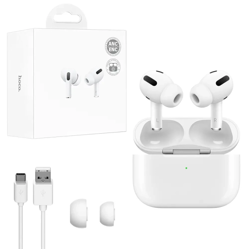 Гарнитура EW68 Bluetooth True Wireless Stereo Headset HOCO белая