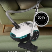 Пылесос HYV-B4050 800Вт белый бирюзовый