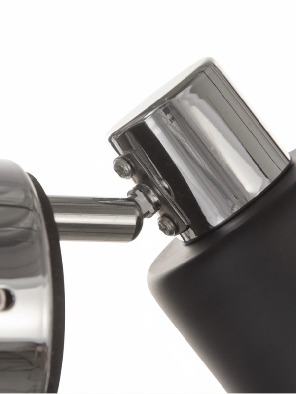 Спот "Берта" 1хЕ14 40Вт черно-хромовый 19х8х15 см