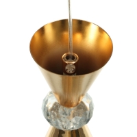 Светильник &laquo;Рианна&raquo; 1х40Вт Е27 золото 15х15х30+100см