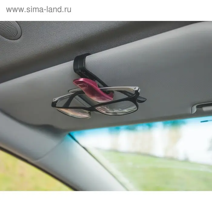 Держатель для очков TORSO, зажим, красный