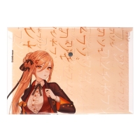 Папка-конверт на кнопке А4, 160 мкм, ErichKrause "Manga Girls", полупрозрачная, глянцевая, микс