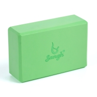 Блок для йоги 23 х 15 х 7,5 см, вес 120 гр, цвет зеленый Блок для йоги 23 х 15 х 7,5 см, вес 120 гр, цвет зеленый