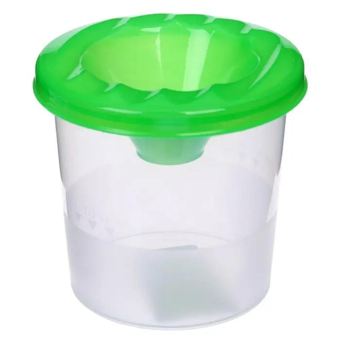 Стакан - непроливайка для рисования Calligrata, 210 мл, зелёный