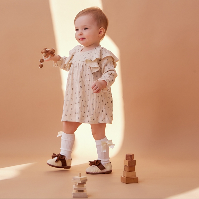 Гольфы Крошка Я &laquo;Бантик&raquo; 12-14 см, цвет белый