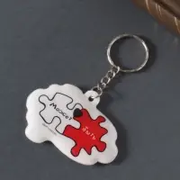 Брелок ПВХ "Может быть" мягкий 6х4,6 см