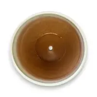 Горшок цветочный с поддоном 3,4 л, керамика "Листья" (М)