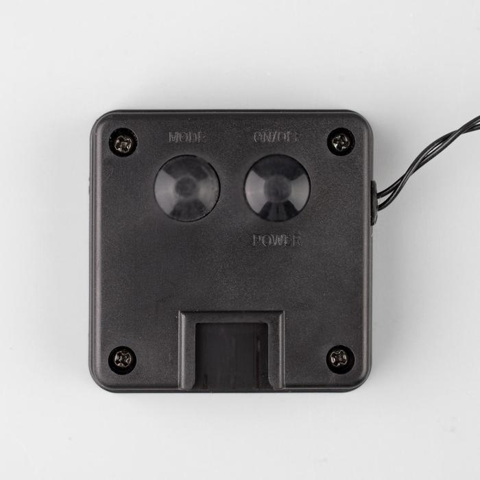 Гирлянда &laquo;Нить&raquo;, 4.5 м, с насадками в виде стрекоз, IP44, 30 LED, 2 режима, солнечная батарея, тёмная нить, свечение зелёное/аквамарин/жёлтое