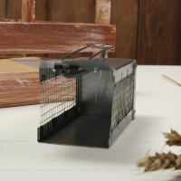 Мышеловка-ловушка (клетка), 13 &times; 6 &times; 6 см, металл
