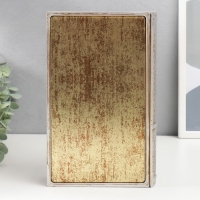 Шкатулка-книга металл, стекло "Бабочка. Жизнь прекрасна" 26х16х5 см