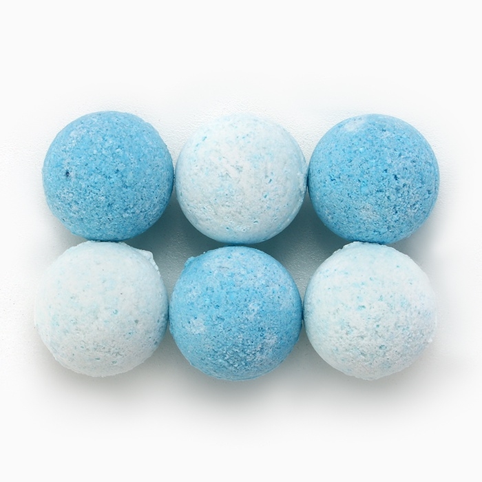 Подарочный набор косметики новогодний &laquo;Уютной зимы!&raquo;, бомбочки для ванны, 6 х 20 г, Новый Год