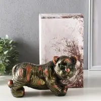 Копилка "Тигр" 14х12,5х24 см, золотой