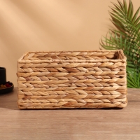 Корзина плетеная 31x21x14 см, водный гиацинт