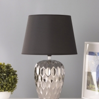 Настольная лампа "Лерой" 1х15Вт Е14 серебро 30х30х45см Настольная лампа "Лерой" 1х15Вт Е14 серебро 30х30х45см