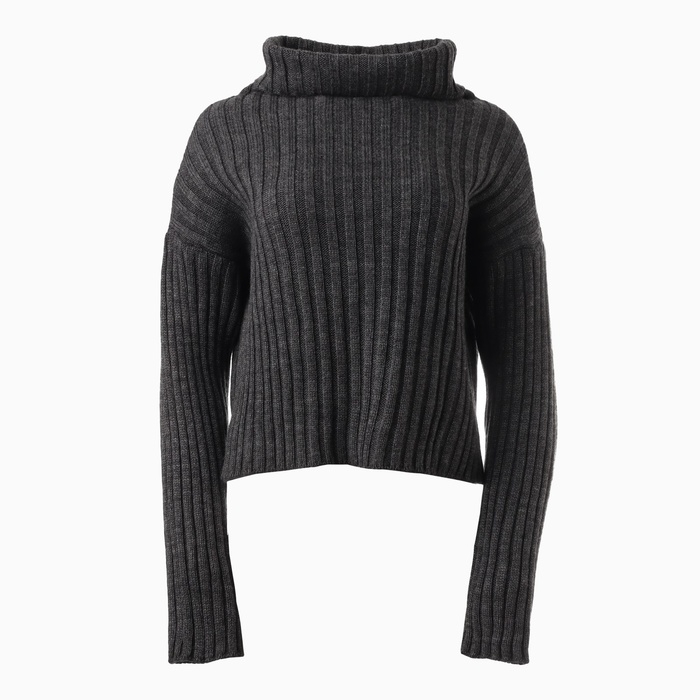 Джемпер женский MINAKU: Casual Collection цвет темный  графит, р-р 50