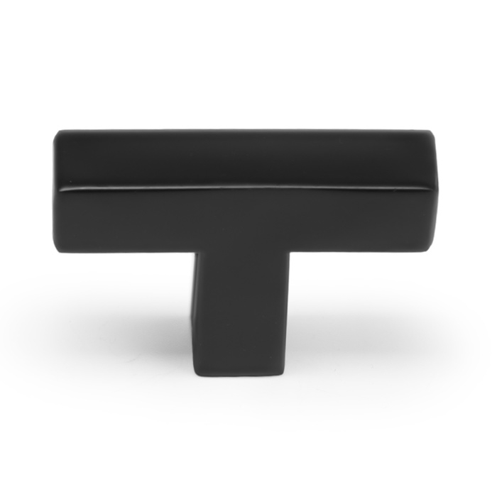 Ручка кнопка SQUARE CAPPIO RSC008, нержавеющая сталь, цвет черный