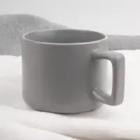 Чашка Jumbo в коробке матовая, светло-серая