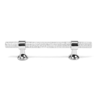 Ручка скоба CAPPIO PK106, м/о 96 мм, D=12 мм, пластик, цвет прозрачный/хром Ручка скоба CAPPIO PK106, м/о 96 мм, D=12 мм, пластик, цвет прозрачный/хром