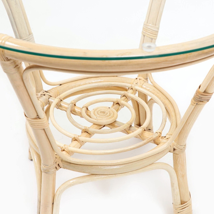 Набор садовой мебели Набор садовой мебели "Bagama": 2 кресла, 1 диван, 1 стол, ротанг светлый, подушки бежевые