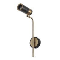 Бра "Техно" Е27 40Вт золото-черный 21х10х38см