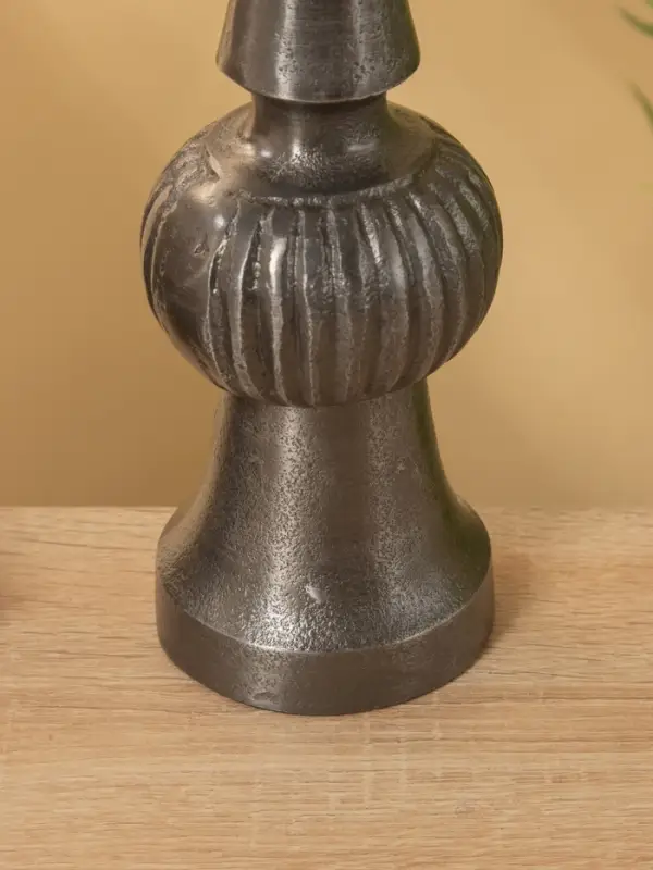 Подсвечник "Ретро серия Аликанте" алюминий 7,5х7,5х26 см