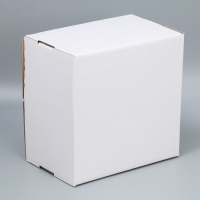 Коробка для торта, кондитерская упаковка, &laquo;Белая&raquo; 29 х 29 х 19 см
