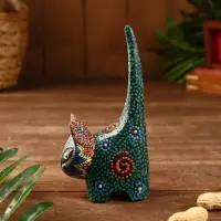 Подставка для колец "Котёнок" дерево 7х4х15 см