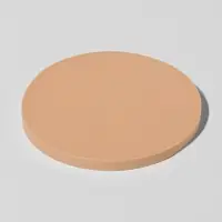 Спонжи для макияжа, набор - 10 шт., d=8 см, бежевые