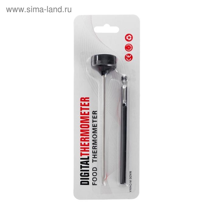 Термометр (термощуп) кухонный TP-100, максимальная температура 300 °C, от LR44, черный Термометр (термощуп) кухонный TP-100, максимальная температура 300 °C, от LR44, черный