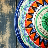 Коса Риштанская Керамика "Узоры" 15 см, малая, микс Коса Риштанская Керамика "Узоры" 15 см, малая, микс