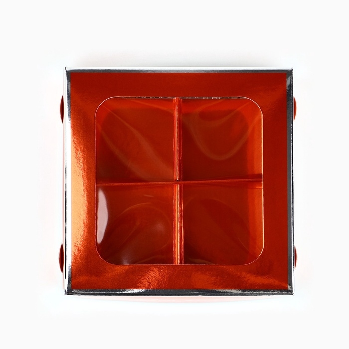 Коробка для конфет &laquo;Для тебя&raquo;, 10.5 х 10.5 х 3.5 см