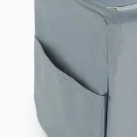 Термосумка на молнии, 6.4 л, цвет серый