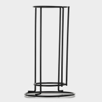 Набор стеклянных кружек на металлической подставке "Квартет", 4 шт, 250 мл