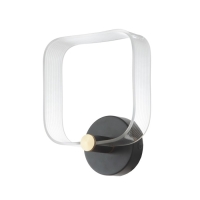 Бра "Кворум" LED 8Вт 3000-6000К черный 25х20х6см Бра "Кворум" LED 8Вт 3000-6000К черный 25х20х6см