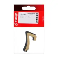 Цифра дверная 7 ТУНДРА, пластиковая, цвет хром, 1 шт.