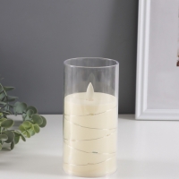 Ночник свеча "Романтик" LED 3xААА 7,5х7,5х15см Ночник свеча "Романтик" LED 3xААА 7,5х7,5х15см