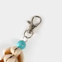 Брелок, 21 см, цв. голубой