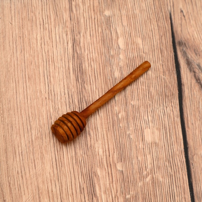 Ложка для мёда 12 см, тиковое дерево